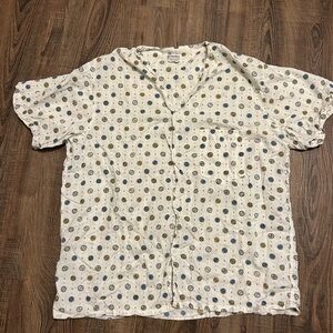 1950s RESTWELL Men's Button Down Lounge Shirt